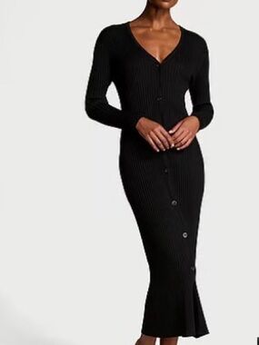 chinese dress ladies Elegant Ribbed Midi Dress with Side Slit – My Store